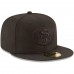 Men's San Francisco 49ers New Era Black on Black 59FIFTY Fitted Hat 2265952